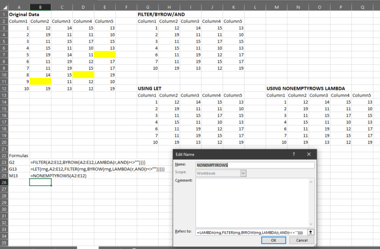 excel-lambda-nonemptyrows-filter-out-rows-with-empty-cells-flex-your